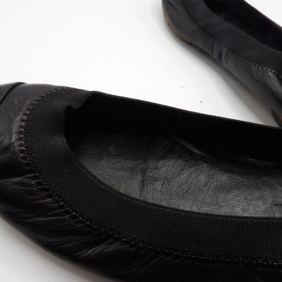 CHANEL BALLERINA FLATS EXCELLENT SZ 6 - Picture 6 of 10